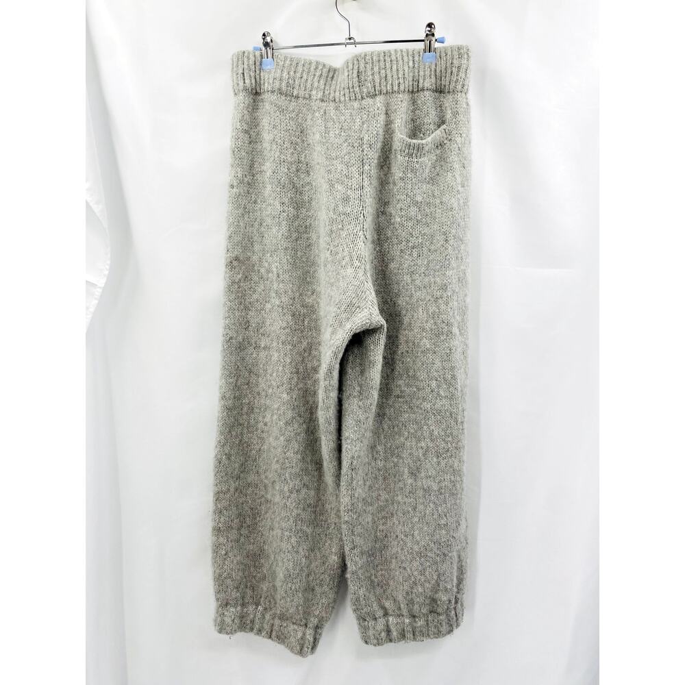 Lunya Cozy Gray Alpaca Knit Bubble jogger Pants L/XL - Picture 6 of 7